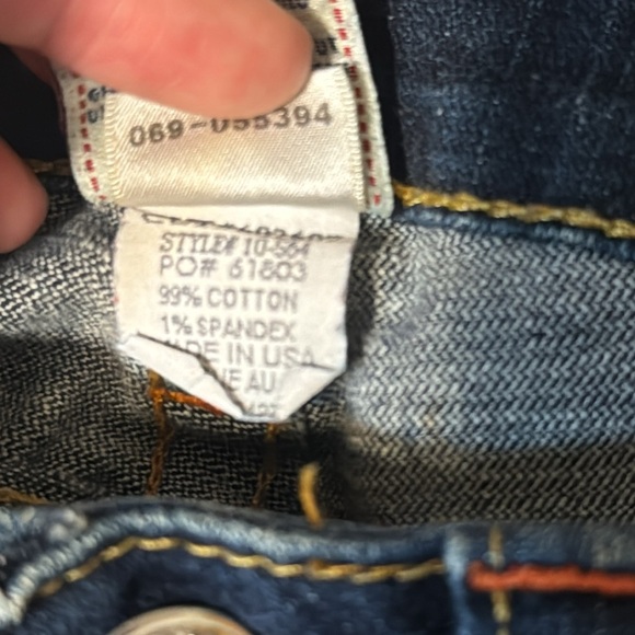 Vtg true religion ladies Y2K Becky bootcut section denim jeans made in USA SZ 27 - Picture 14 of 14